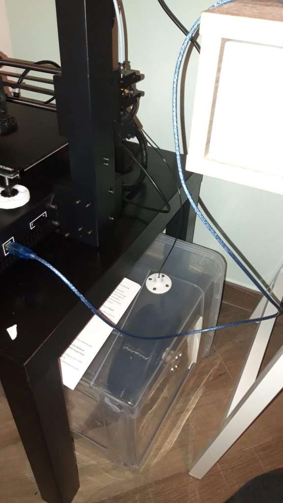 drybox posizionata