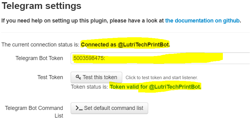 Impostazioni Telegram - LutriTech.it