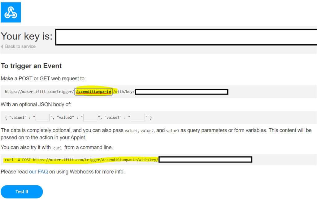 WebHook Test - LutriTech.it